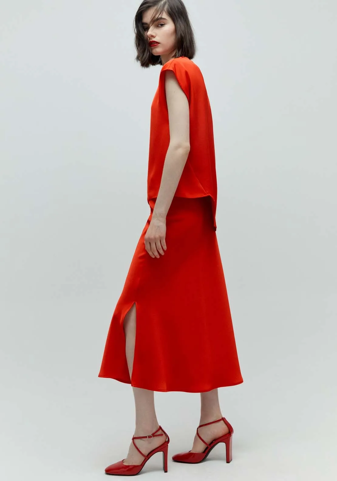 Camisole skirt - Red