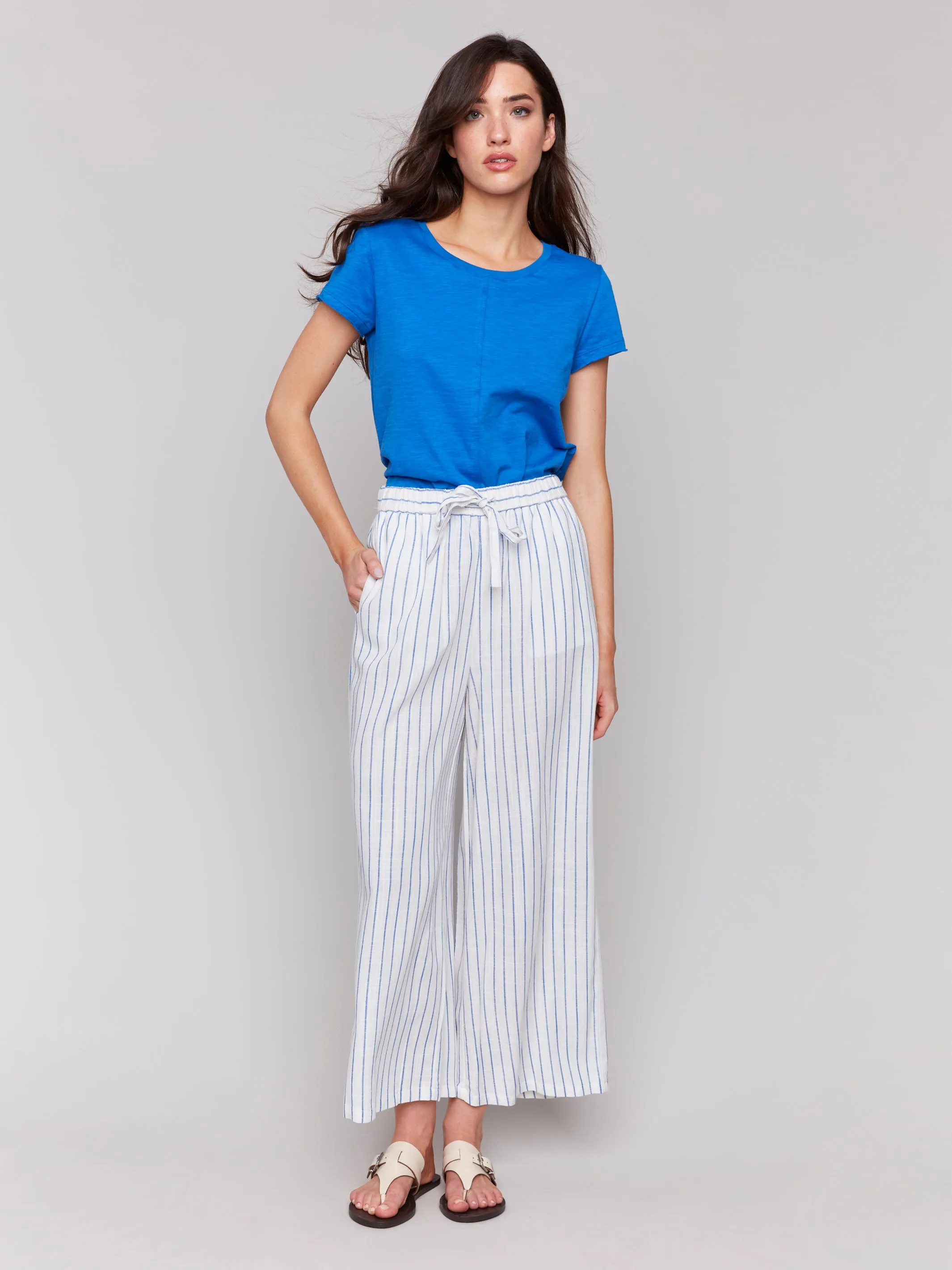 CB Pull On Stripe Pant