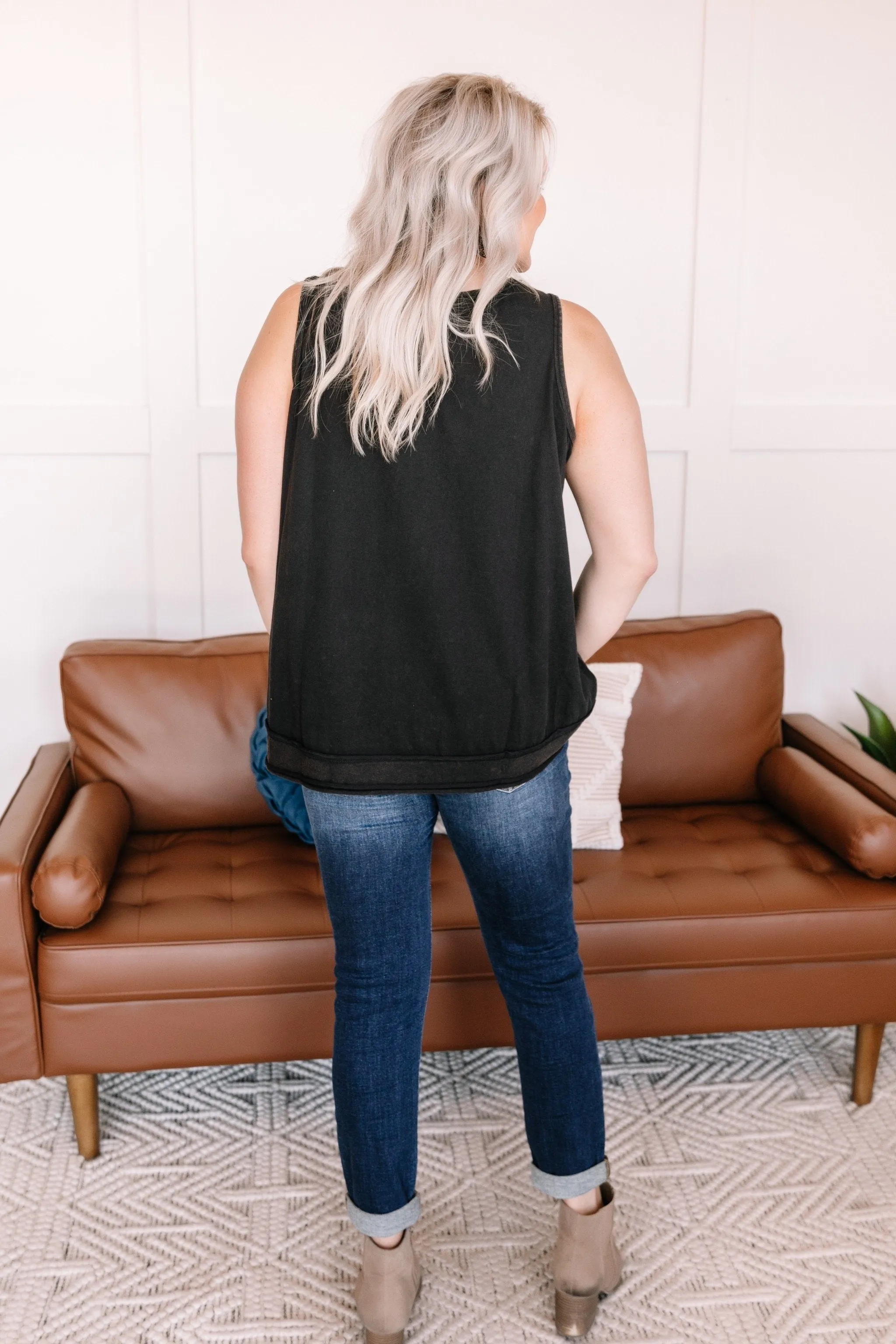 Chart A New Course Mineral Wash Sleeveless Top