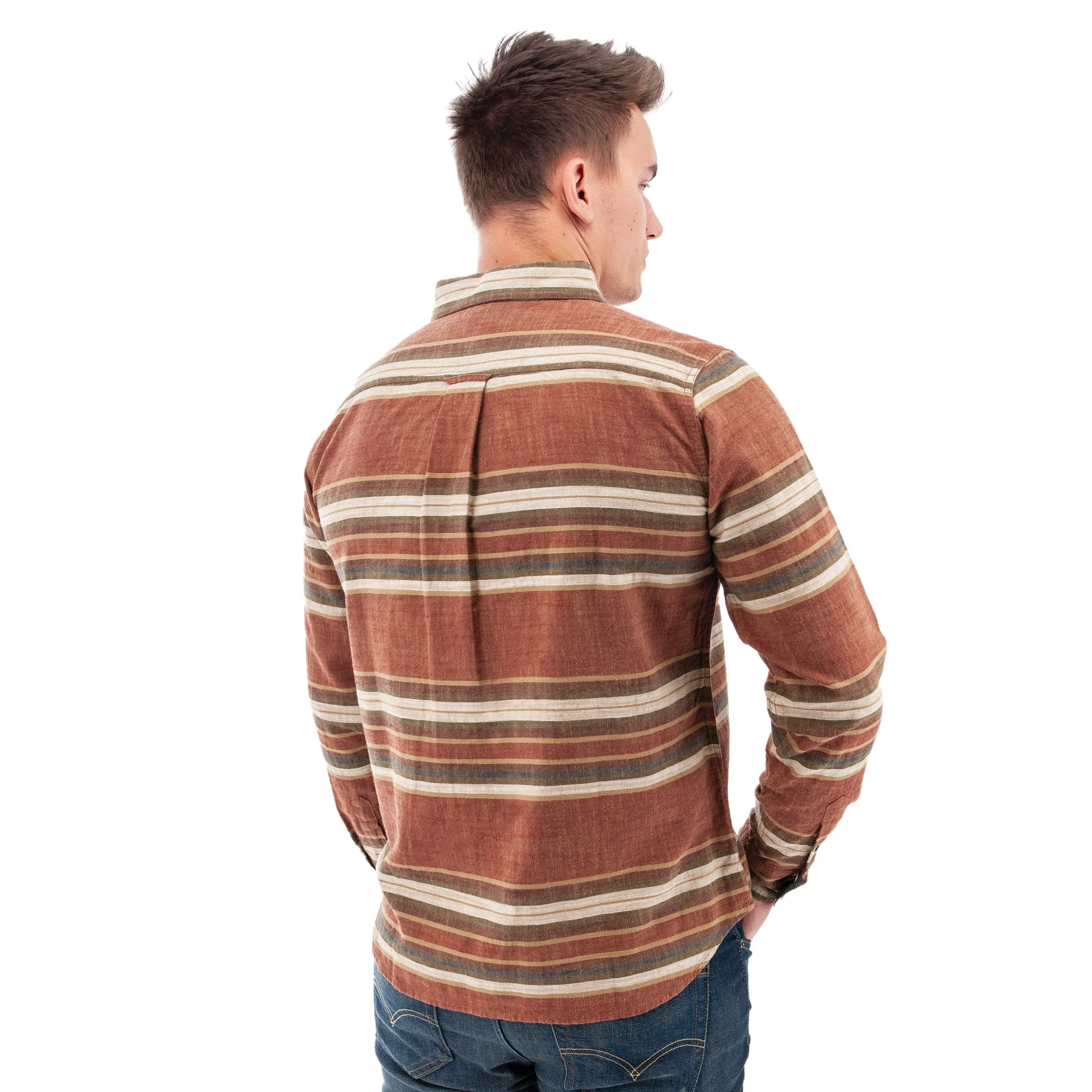 Chase Organic Hidden Button-Down Shirt - A15652