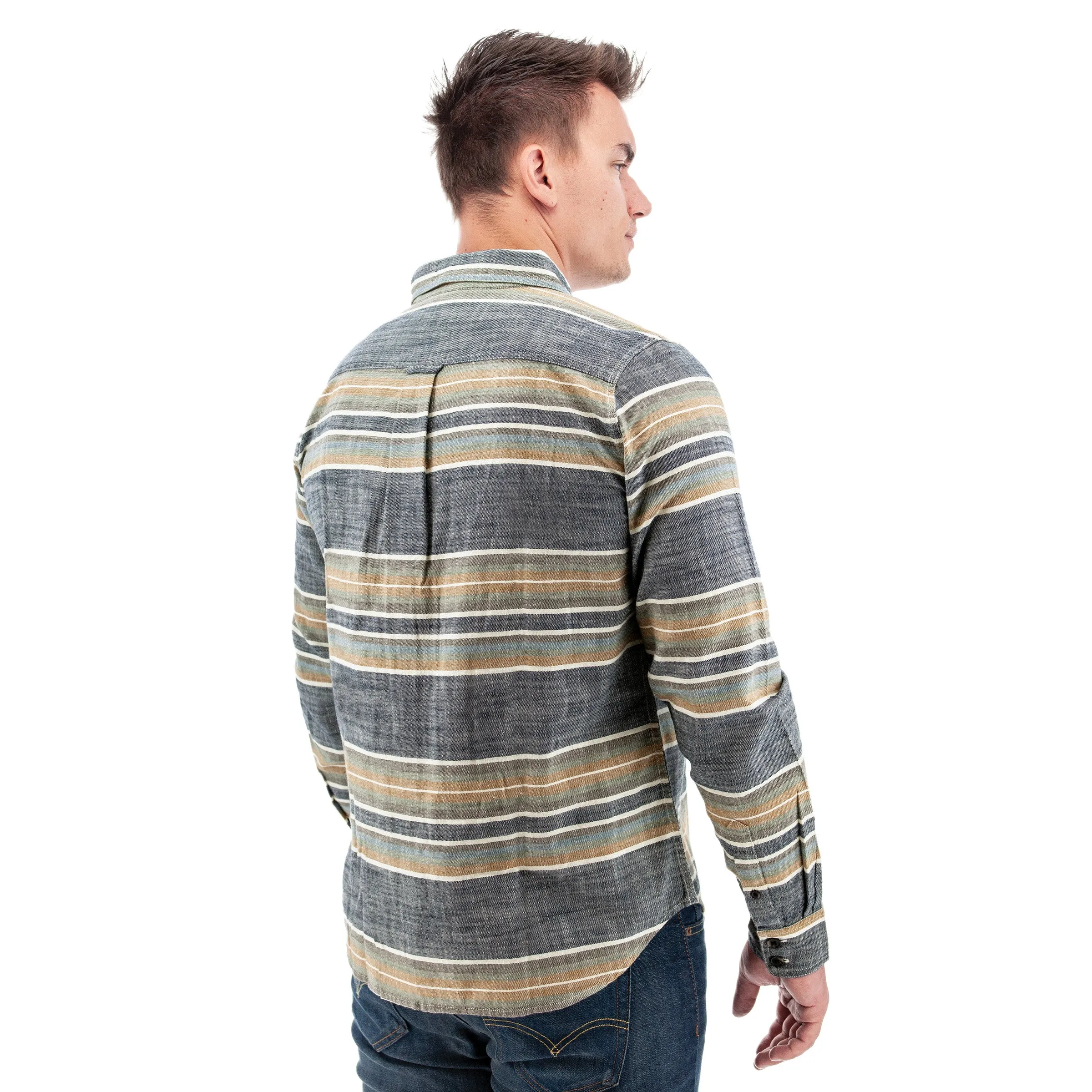 Chase Organic Hidden Button-Down Shirt - A15652