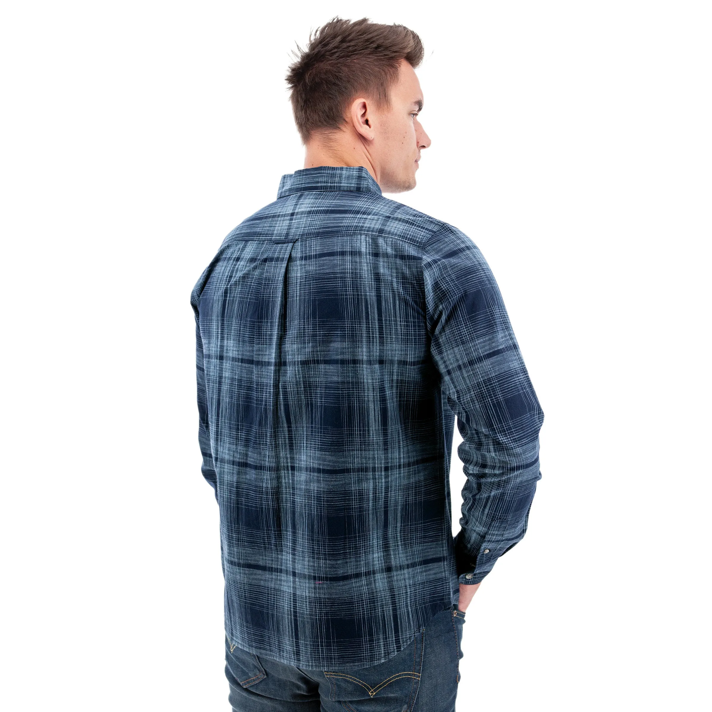 Chase Organic Hidden Button-Down Shirt - A15652