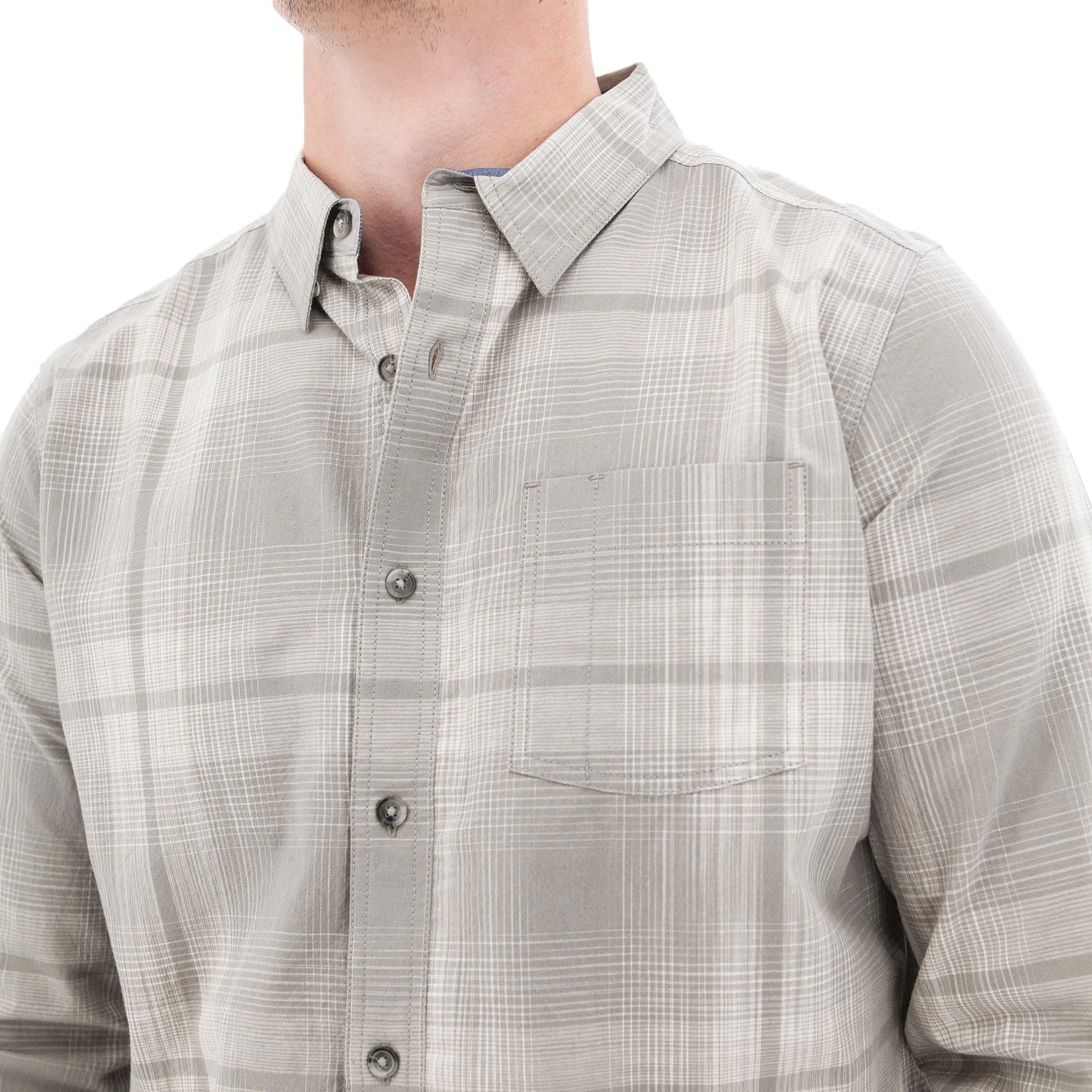 Chase Organic Hidden Button-Down Shirt - A15652