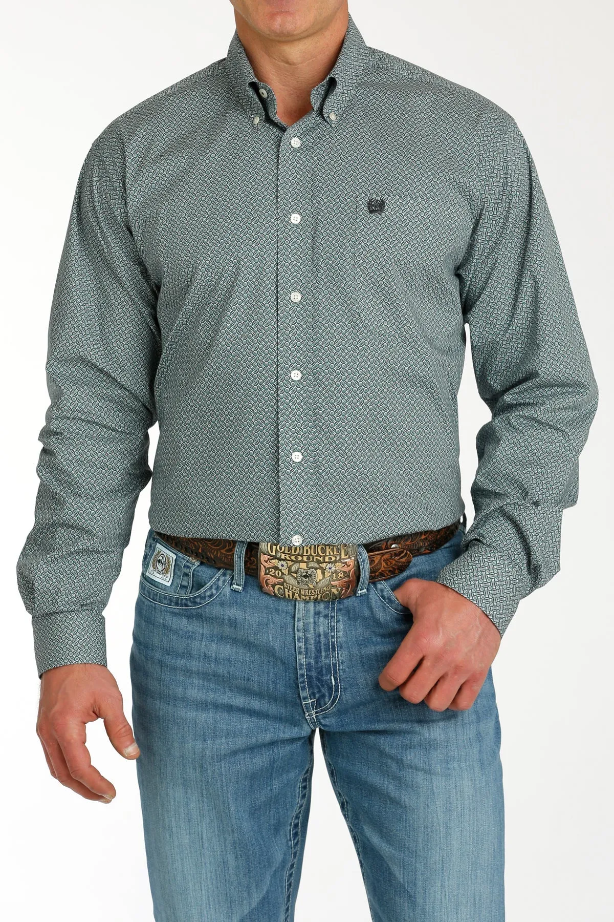 Cinch MNS Green LS Print MTW1105758