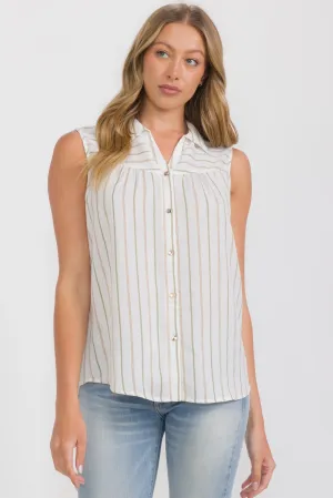 COLLAR BUTTON DOWN SHIRT