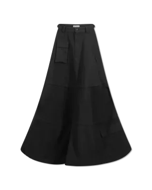 Cotton Ripstop Maxi Cargo Skirt