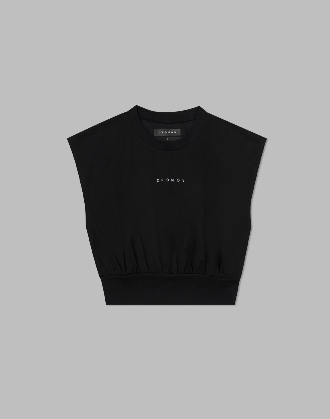 CRONOS WOMEN LOGO SLEEVELESS【BLACK】
