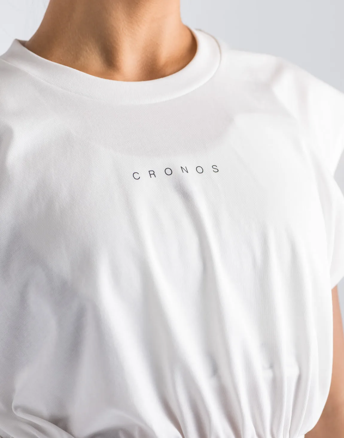 CRONOS WOMEN LOGO SLEEVELESS【BLACK】