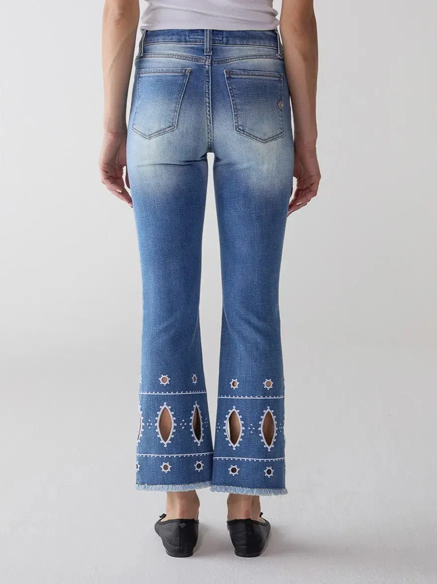 Cropped Denim Jeans