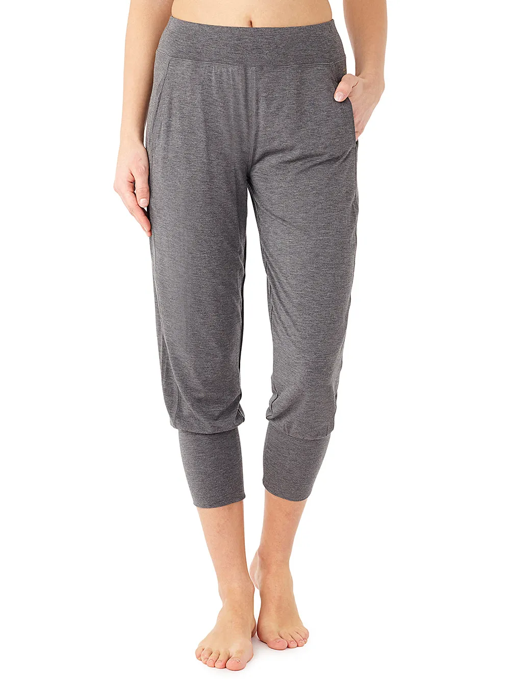 Cropped Pants (grey melange)