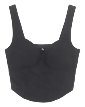 Cropped Sleeveless Corset Bodice Top
