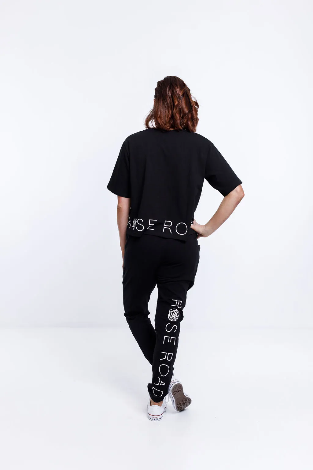 Cropped Tee | Black