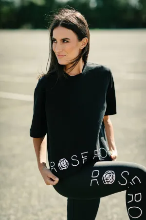 Cropped Tee | Black