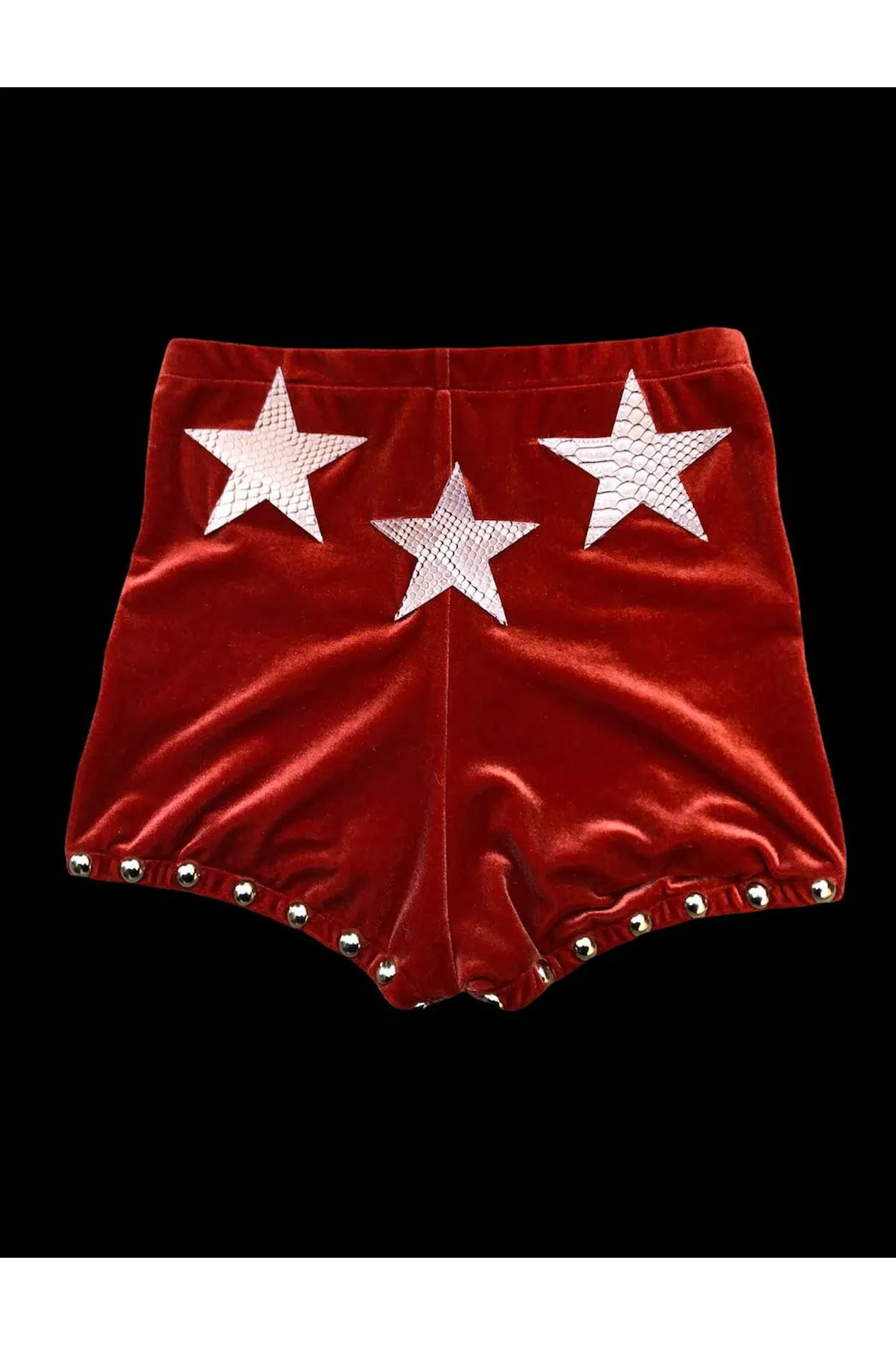 (Custom) Star Studded Hotpants - Red