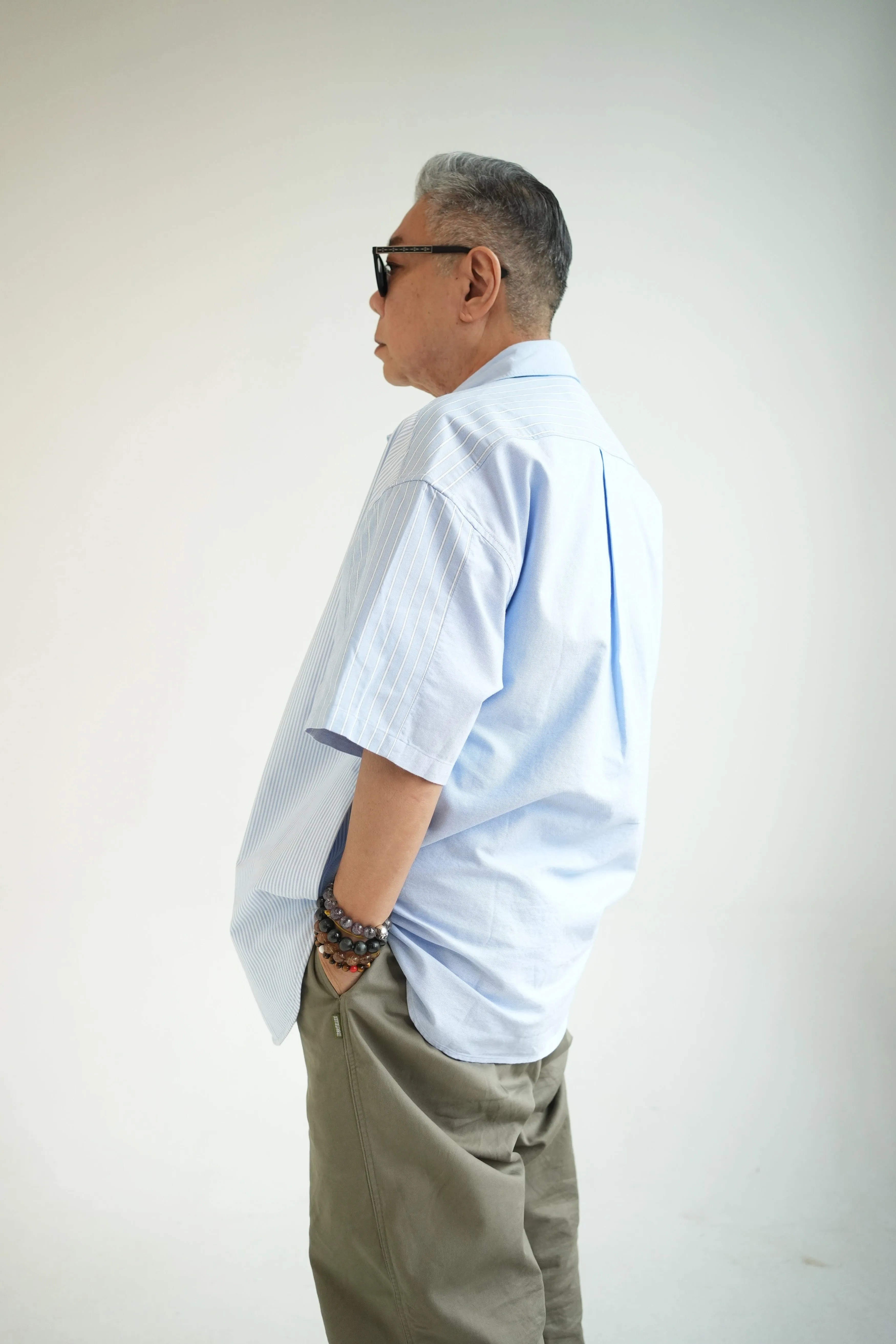 Cut & Sewn Button Down Shirt