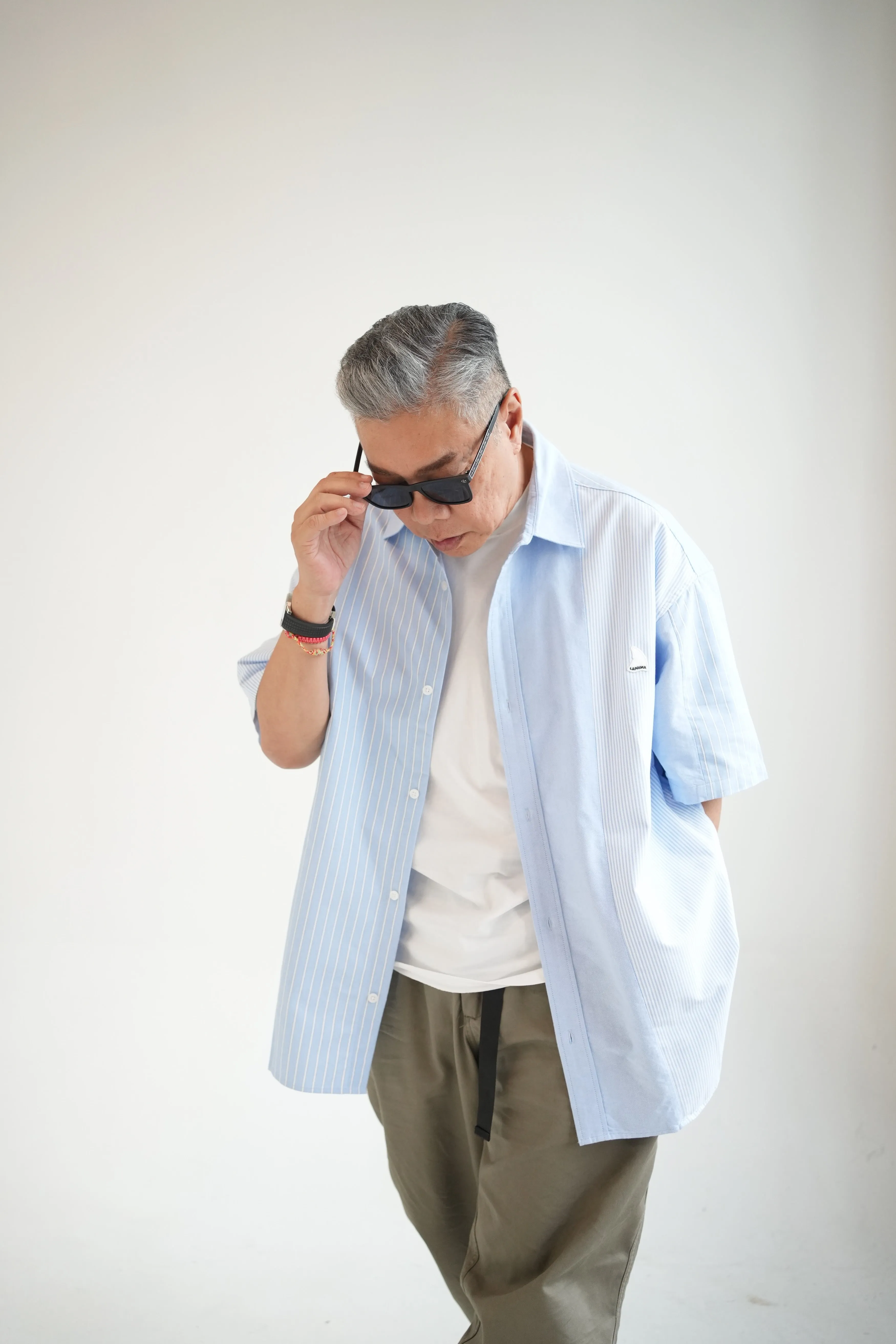 Cut & Sewn Button Down Shirt