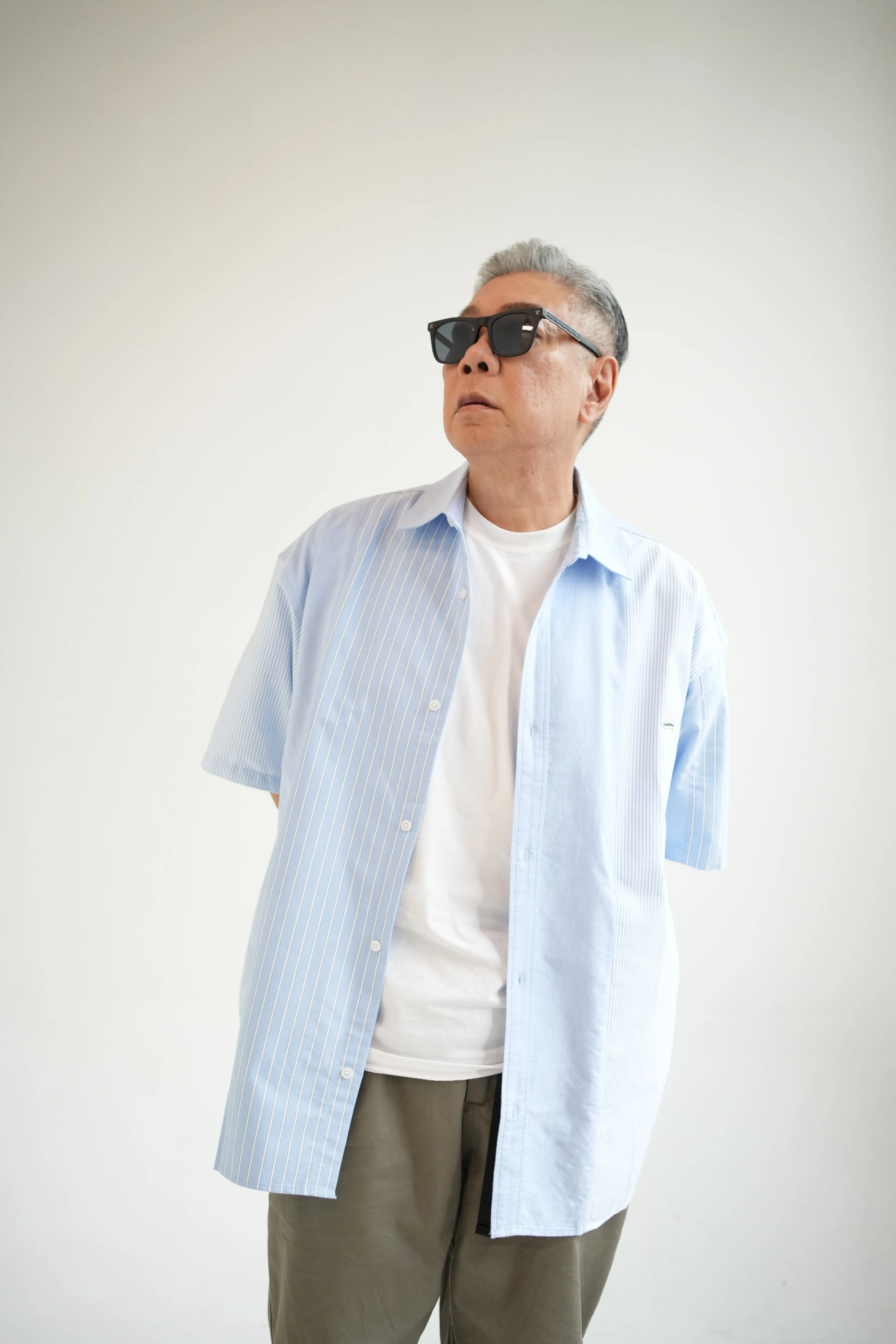 Cut & Sewn Button Down Shirt
