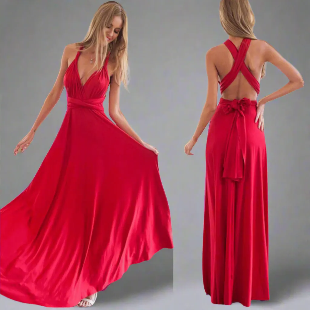Dagmar | Wrap dress made from premium fabric for elegant appearances