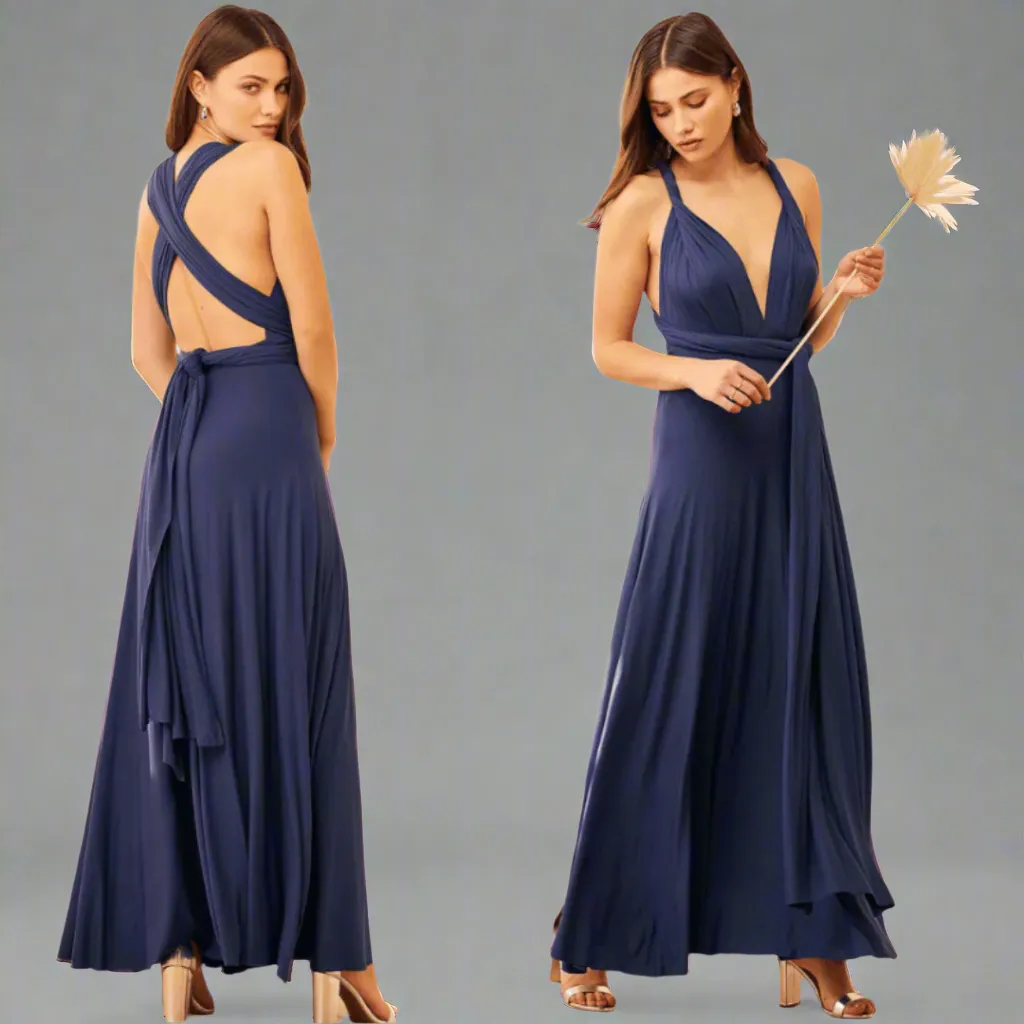 Dagmar | Wrap dress made from premium fabric for elegant appearances