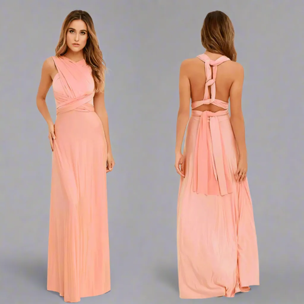 Dagmar | Wrap dress made from premium fabric for elegant appearances