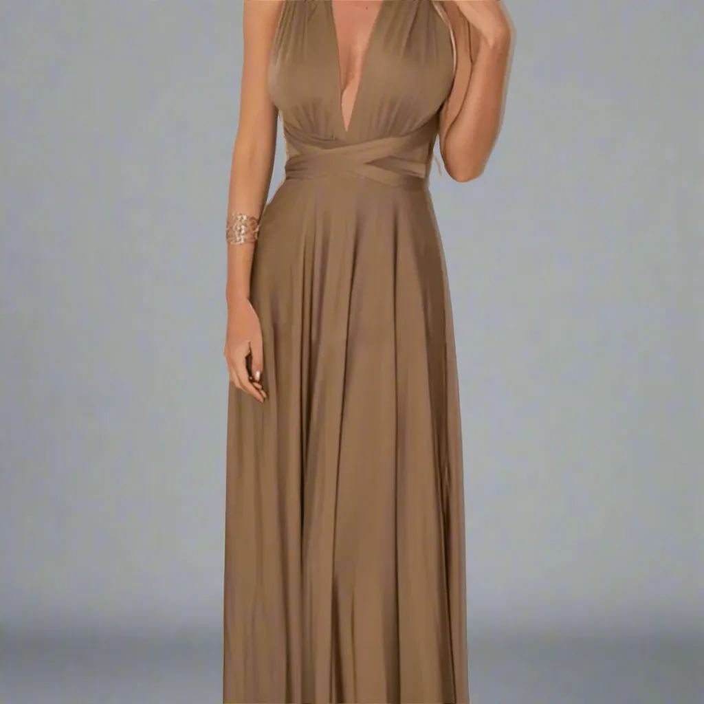 Dagmar | Wrap dress made from premium fabric for elegant appearances
