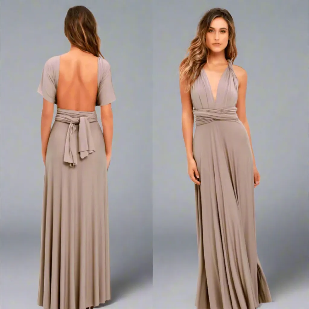 Dagmar | Wrap dress made from premium fabric for elegant appearances