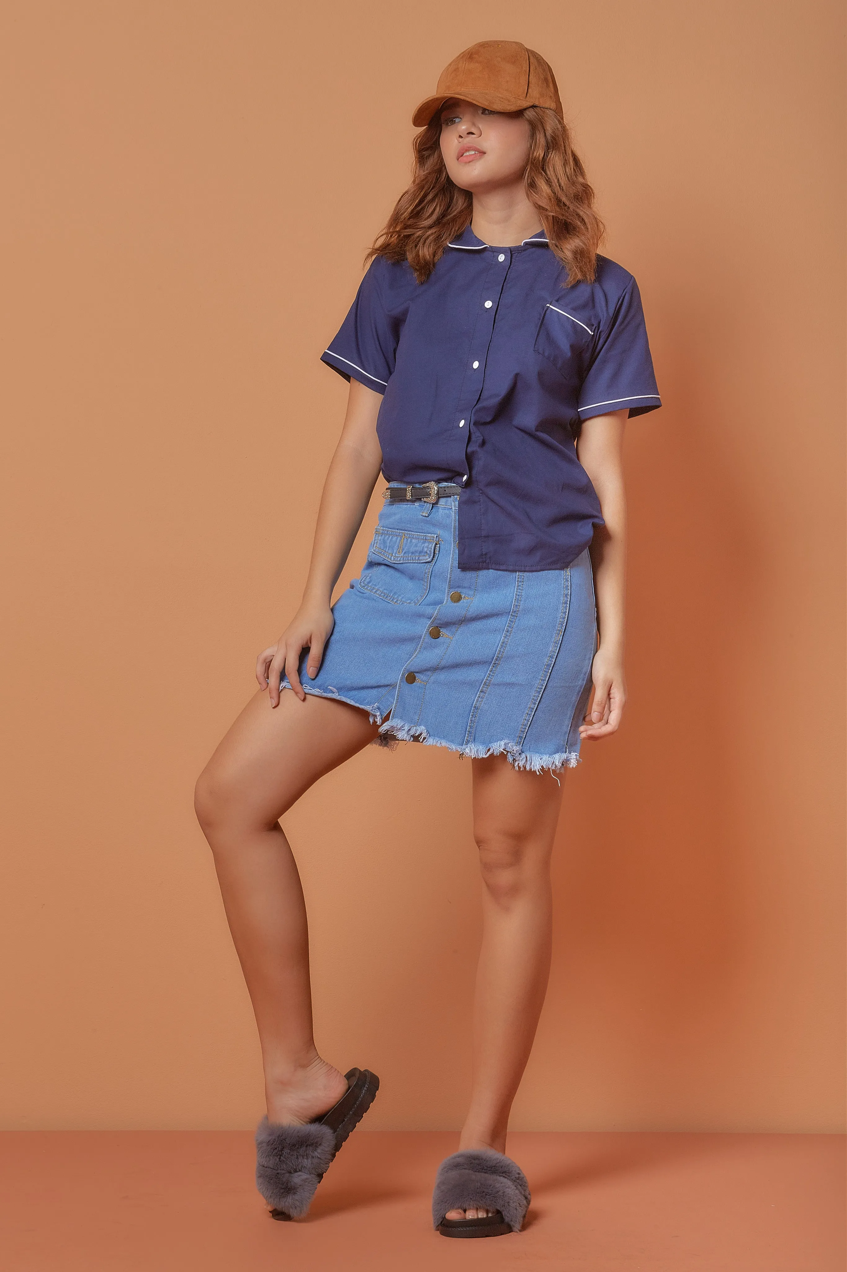 Dana Button Down Top