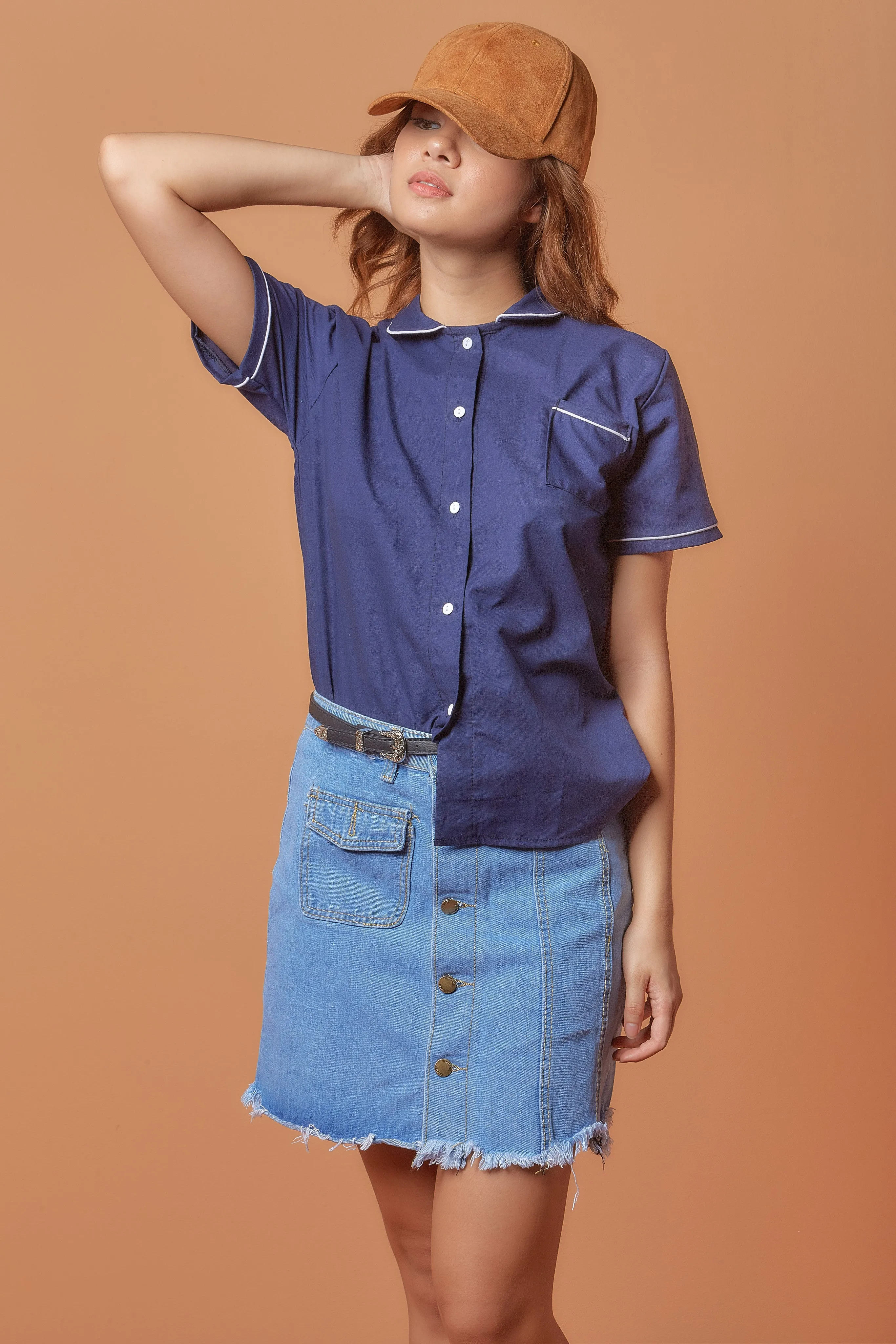 Dana Button Down Top