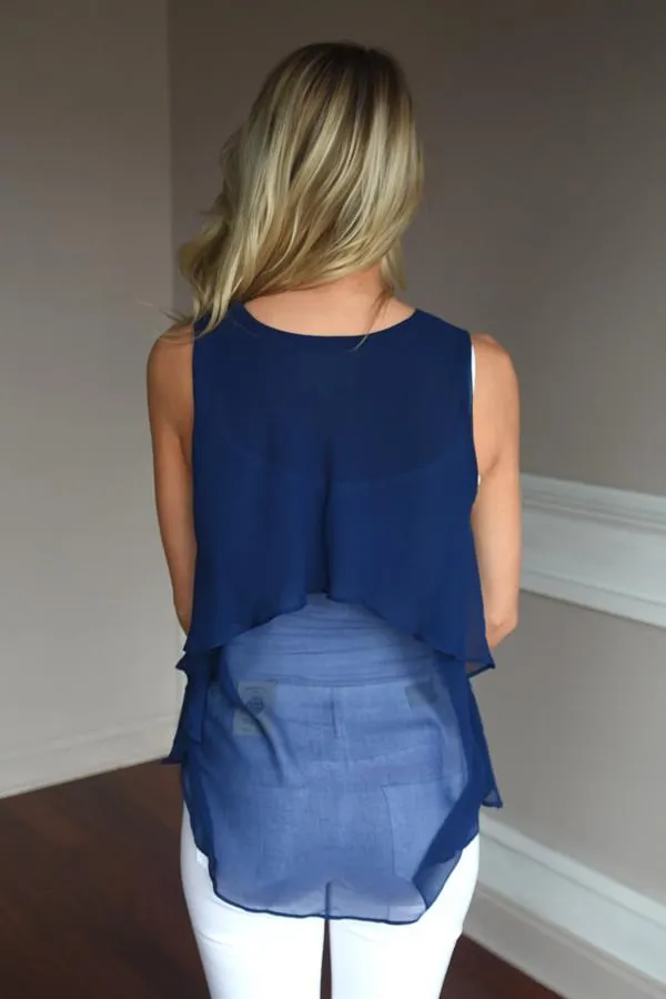 Day at the Office Top ~ Blue