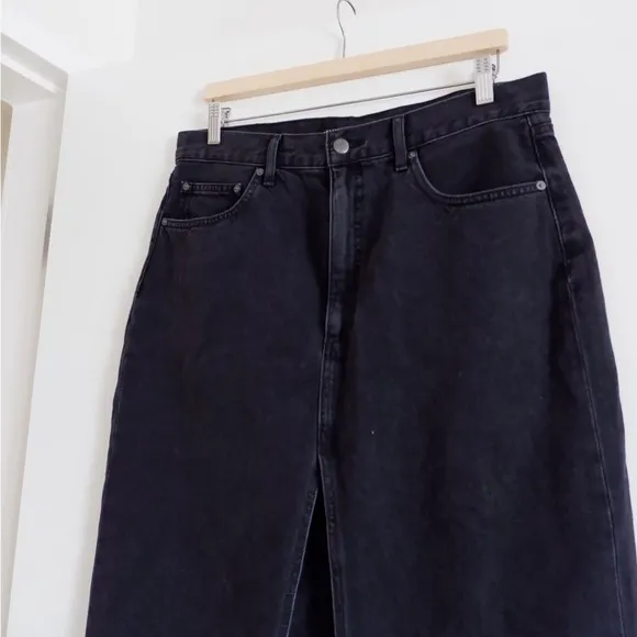 DENIM FORUM The 90’s Halle Denim Skirt