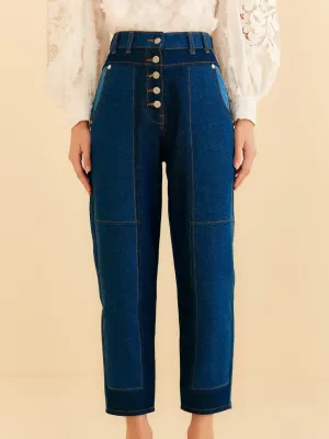Denim Patch Jeans