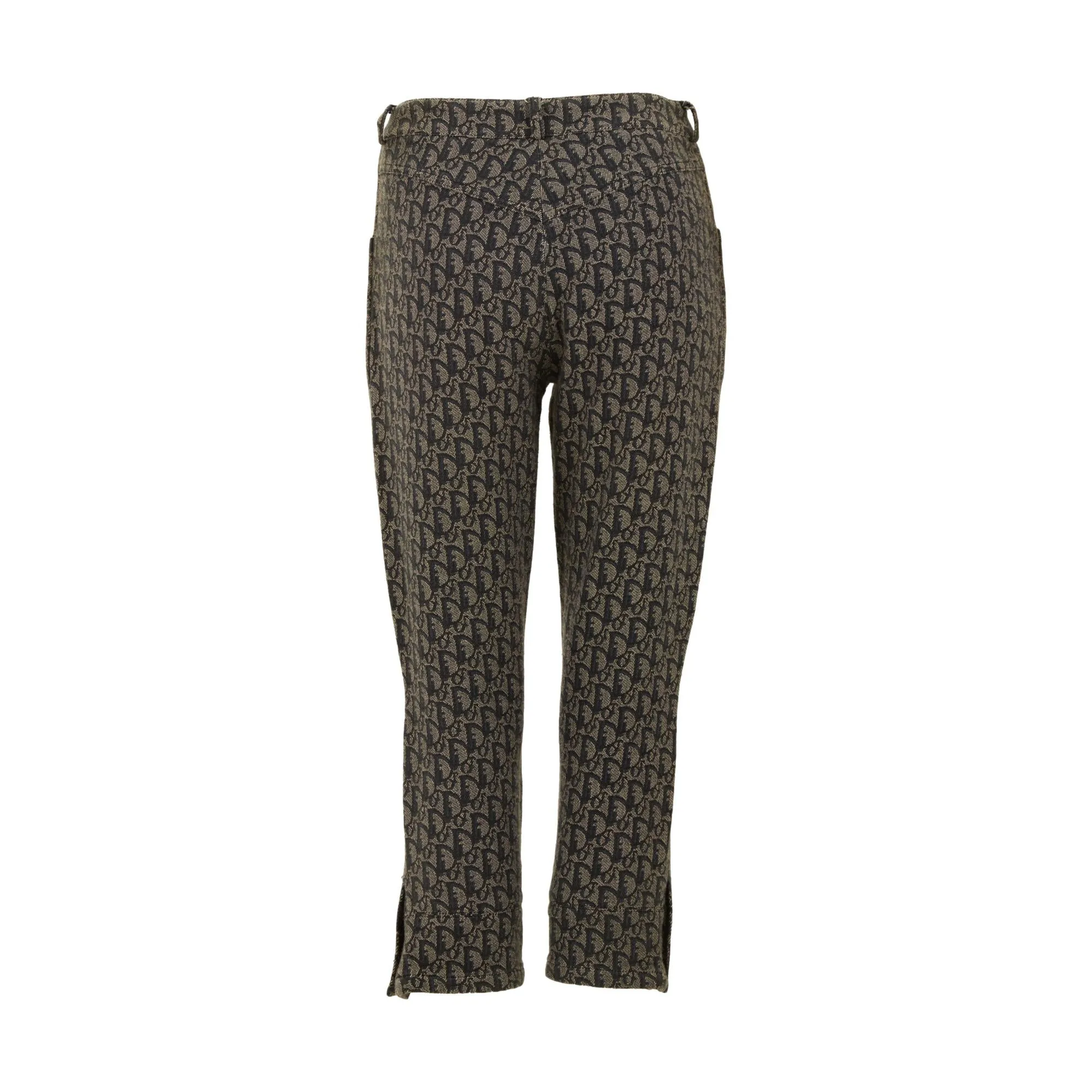 Dior Navy Monogram Cropped Pants