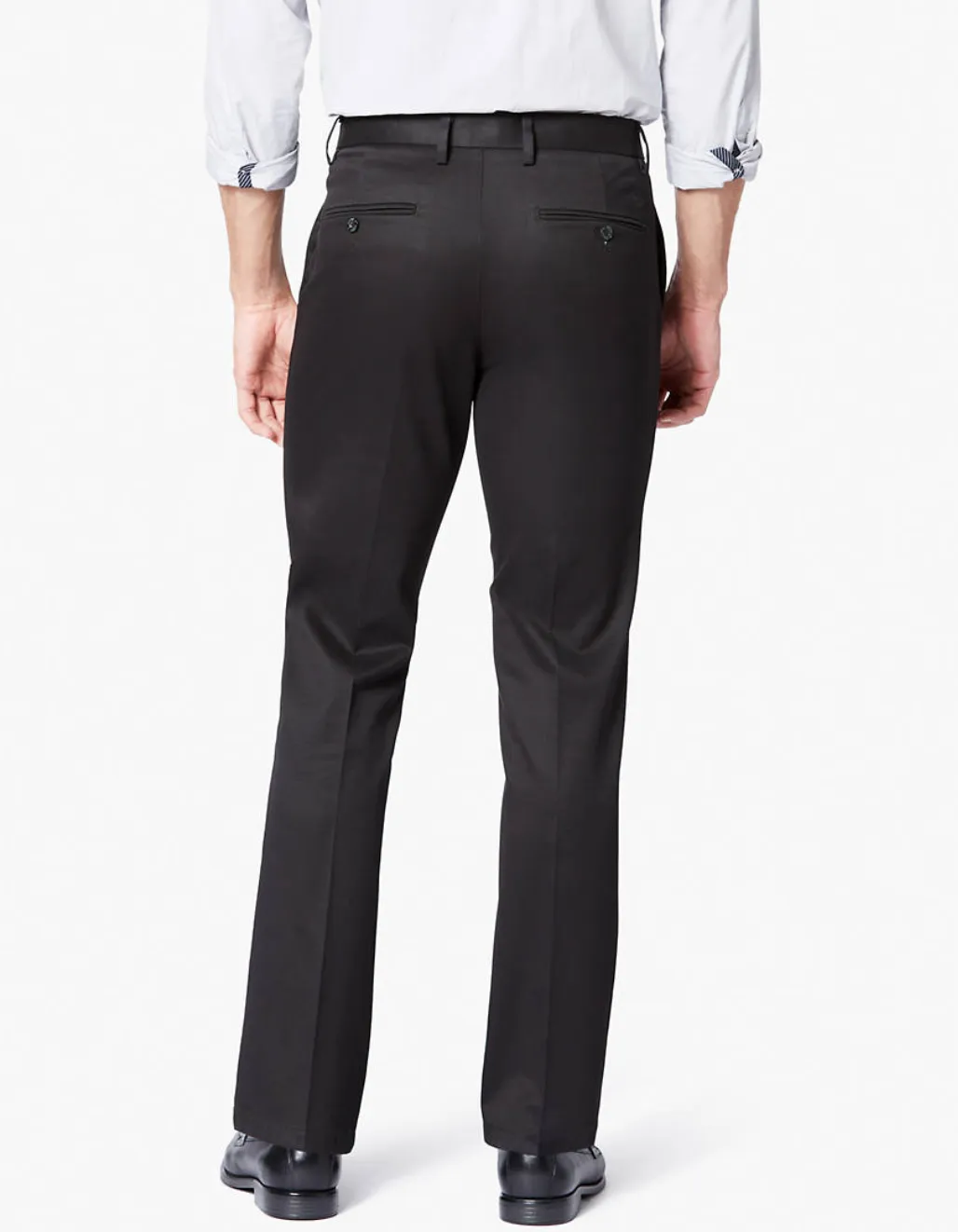 Dockers Signature Stretch Khaki Pants, Slim Fit - Black
