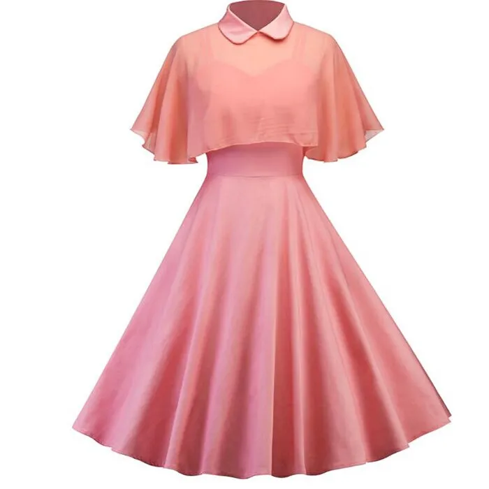 Dress Women 2020 Elegant Vintage Gothic Spaghetti Strap Dress   Clock Two Piece Summer Party Dresses High Waist Vestidos