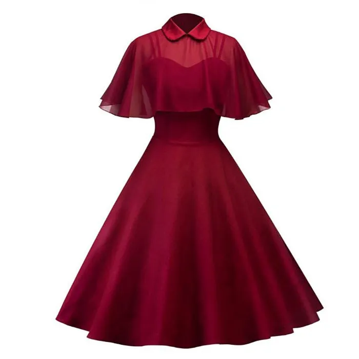 Dress Women 2020 Elegant Vintage Gothic Spaghetti Strap Dress   Clock Two Piece Summer Party Dresses High Waist Vestidos