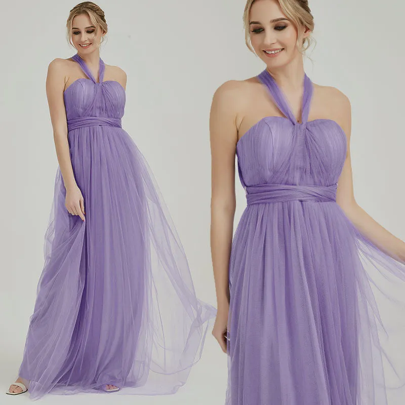 Dusty Purple MULTI WAY Sweetheart Tulle Bridesmaid Dress