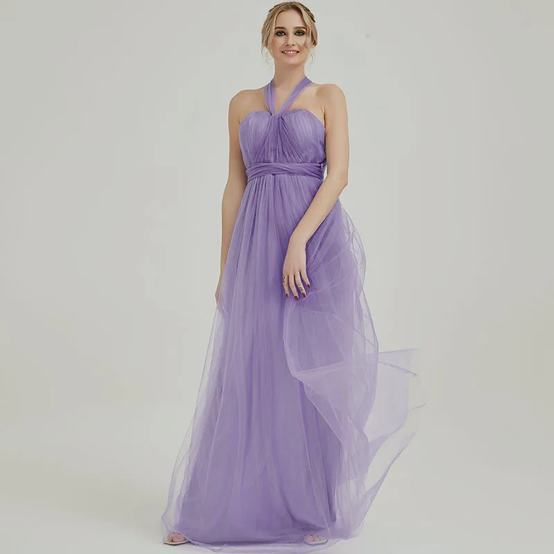 Dusty Purple MULTI WAY Sweetheart Tulle Bridesmaid Dress