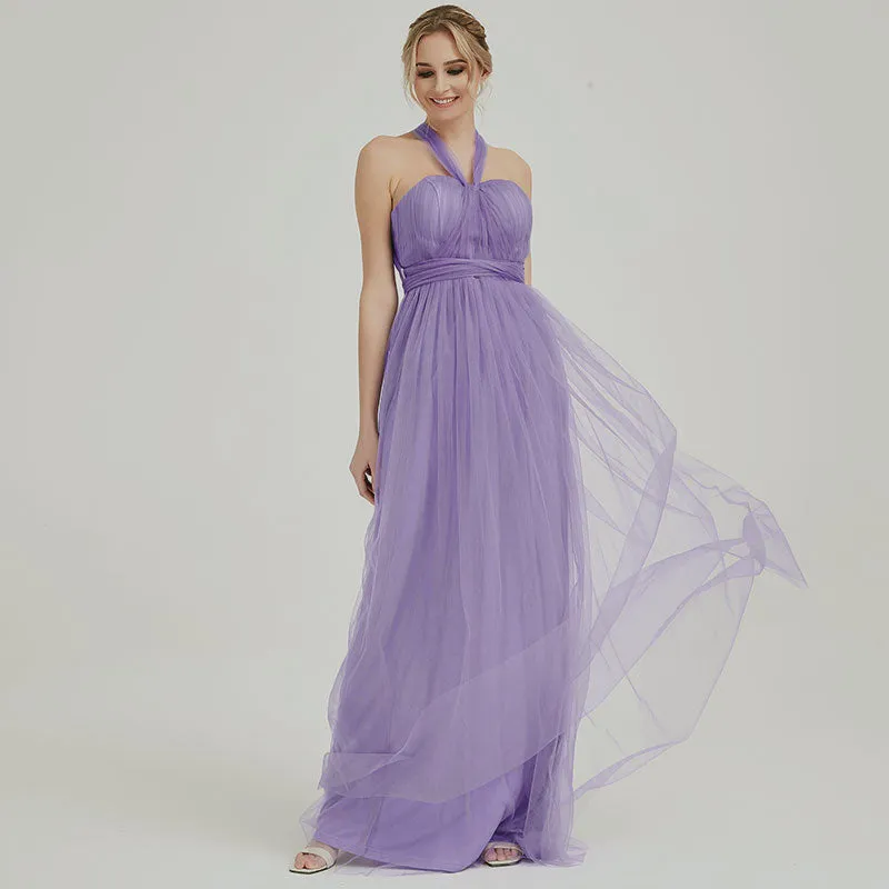Dusty Purple MULTI WAY Sweetheart Tulle Bridesmaid Dress