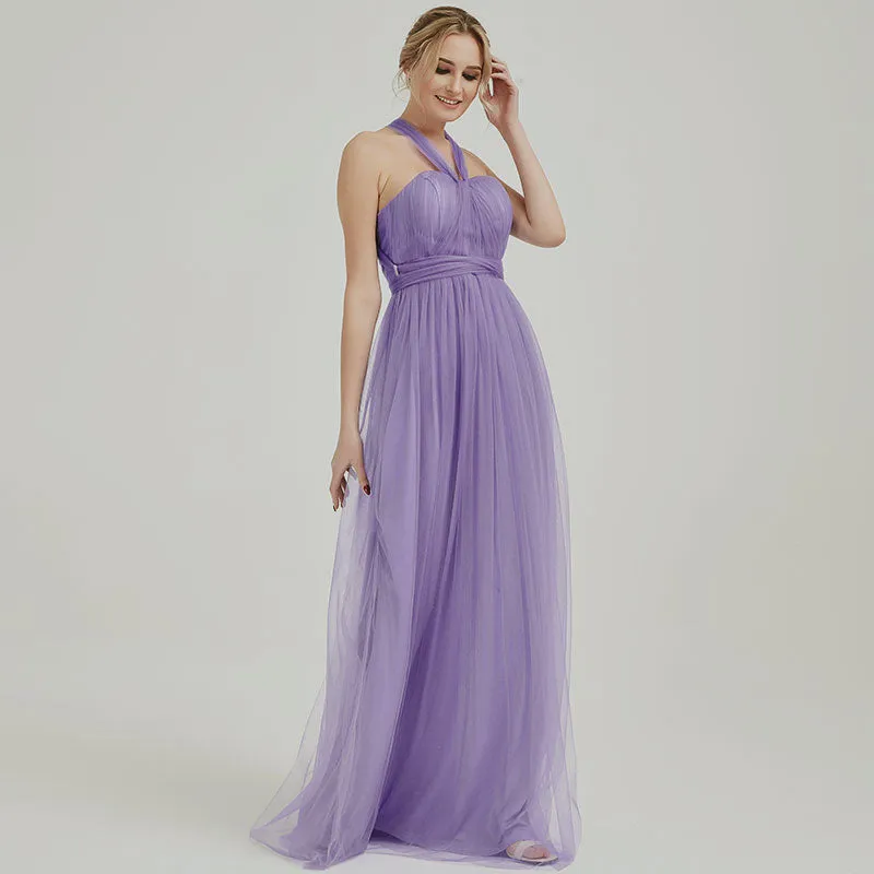 Dusty Purple MULTI WAY Sweetheart Tulle Bridesmaid Dress