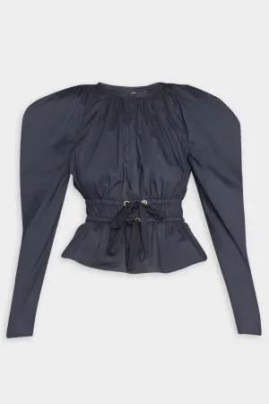 Edena Blouse in Noir