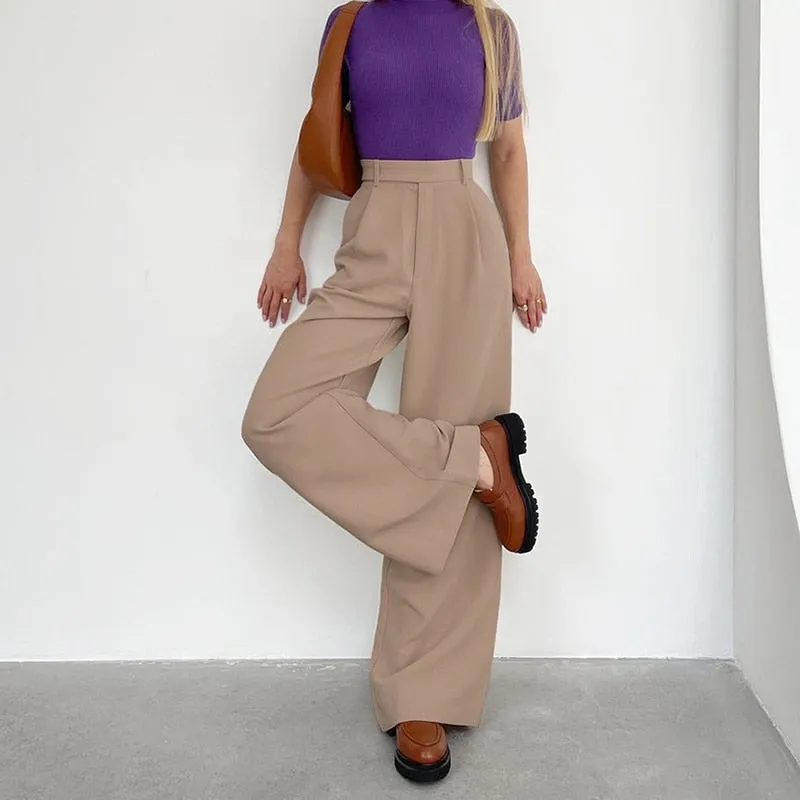 Elegant Straight Trousers for Women