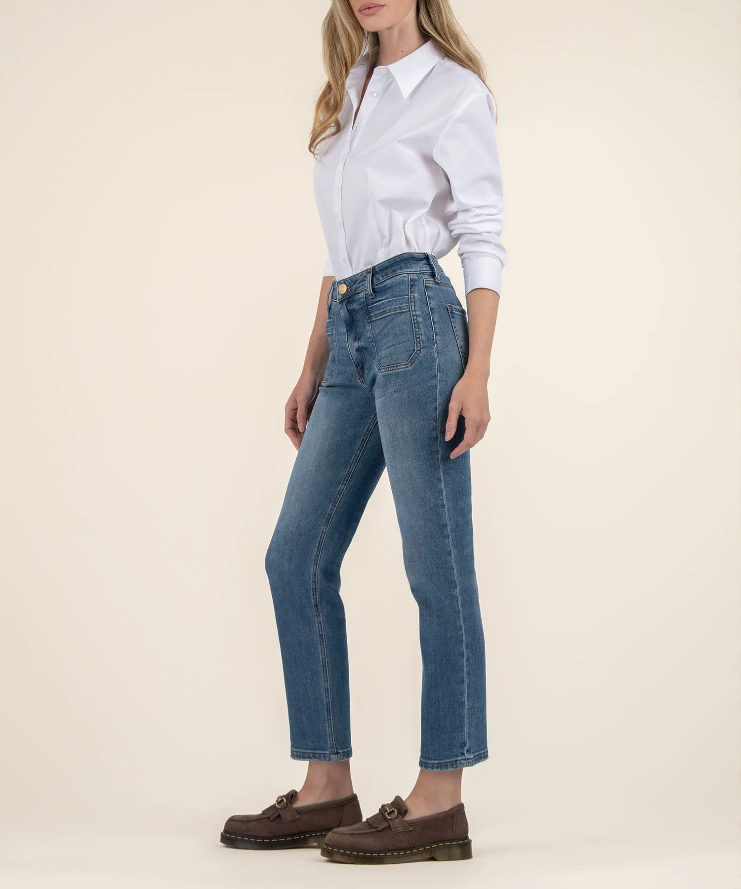 Elizabeth High Rise Straight Leg