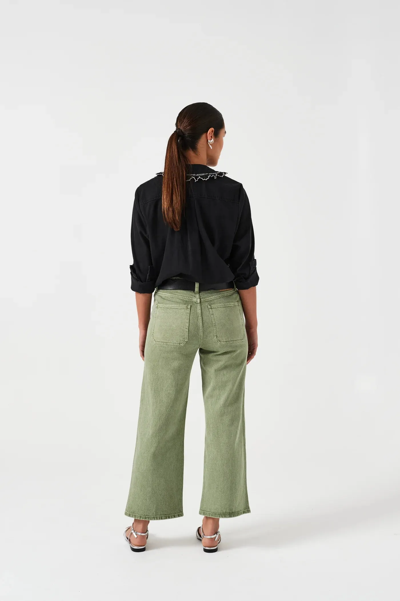 Elodie Jean in Vintage Moss
