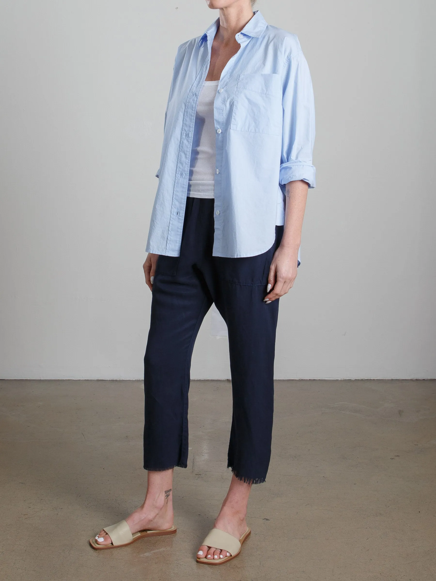 Erika Drop Pant in Linen - Night