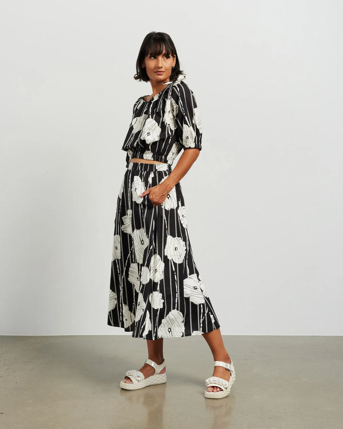 Et alia Kenna Crop Top - Black Azalea