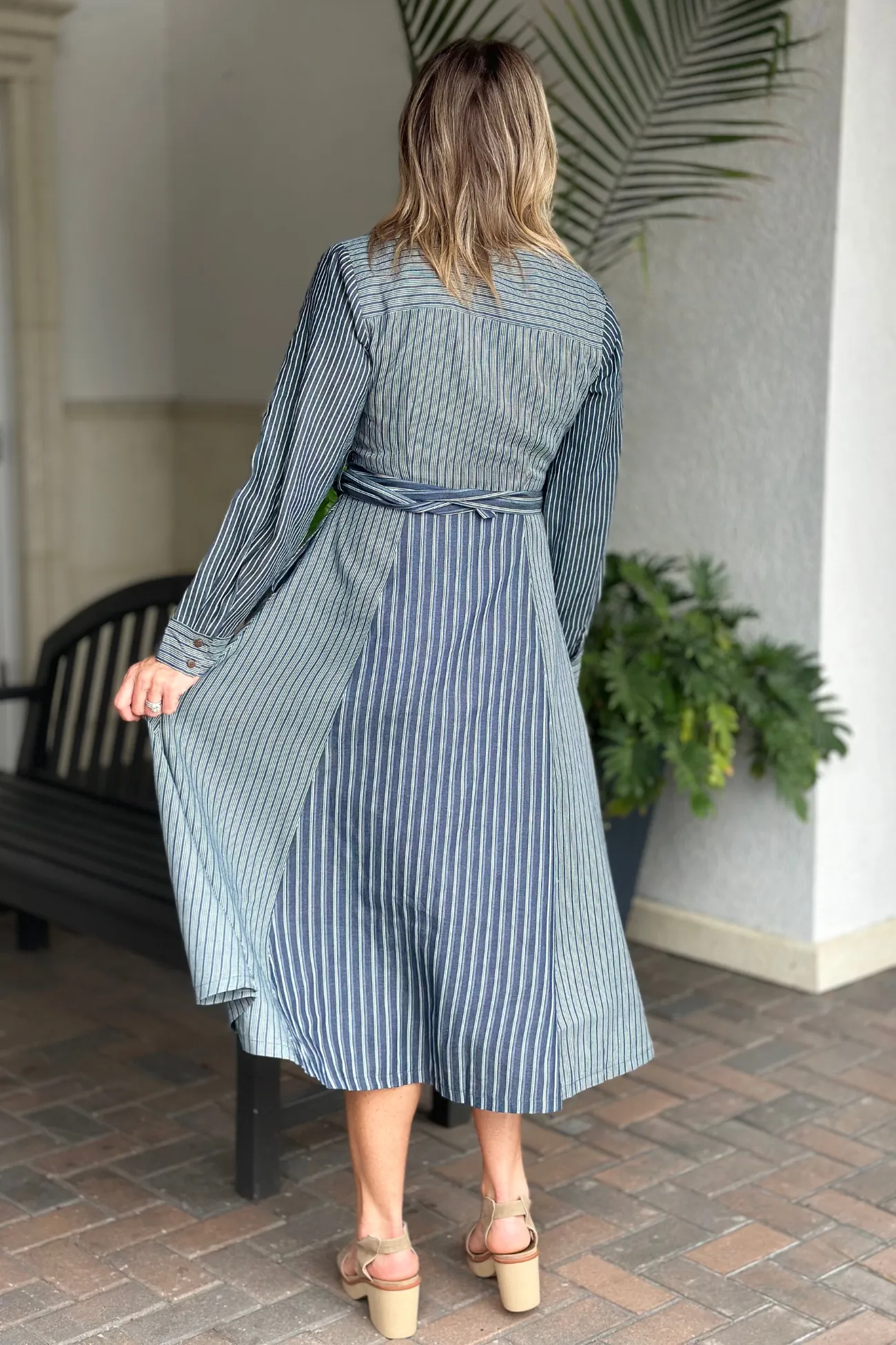 Forever Daydreaming Striped Midi Dress