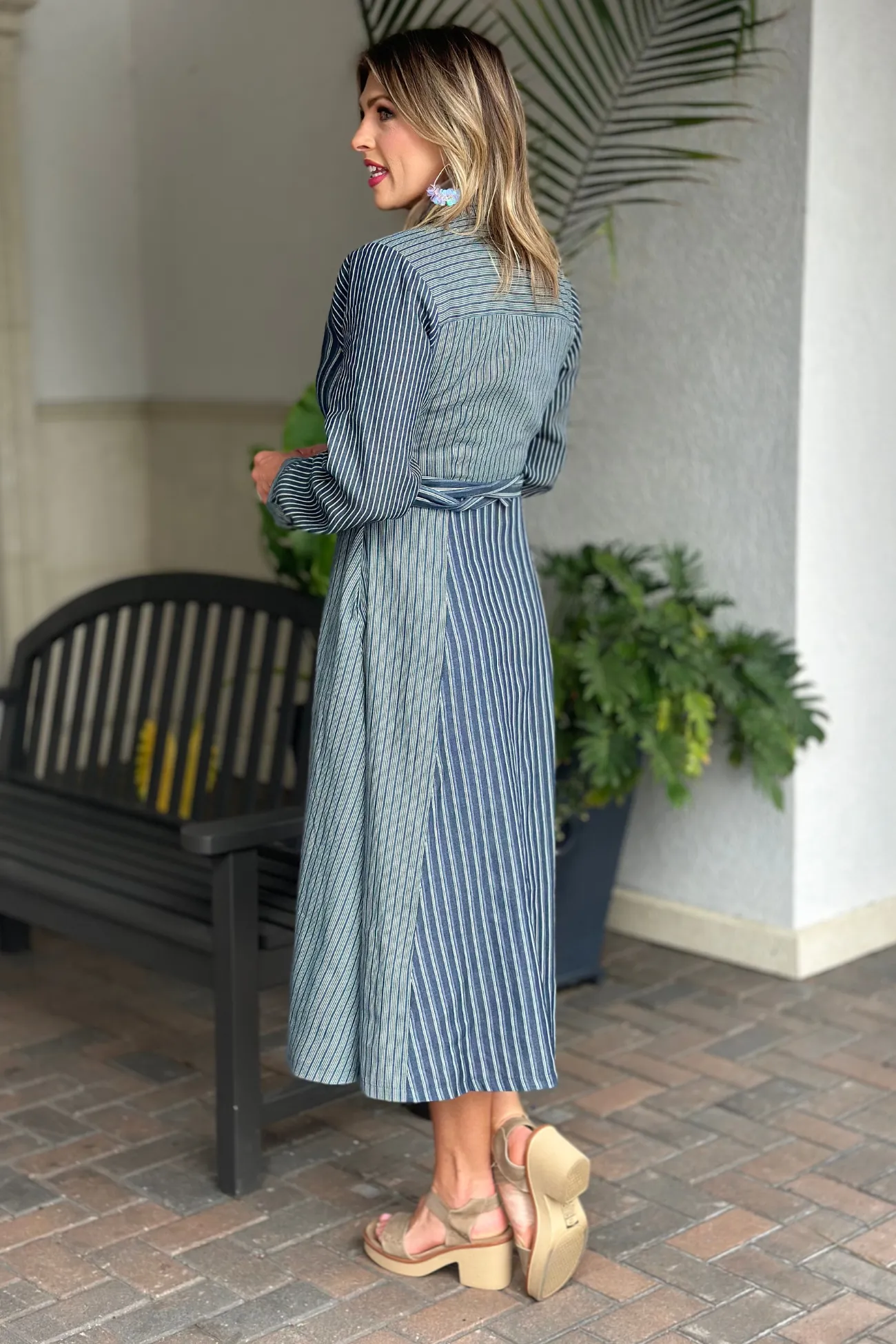 Forever Daydreaming Striped Midi Dress