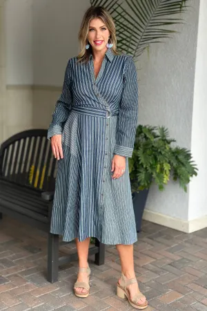 Forever Daydreaming Striped Midi Dress