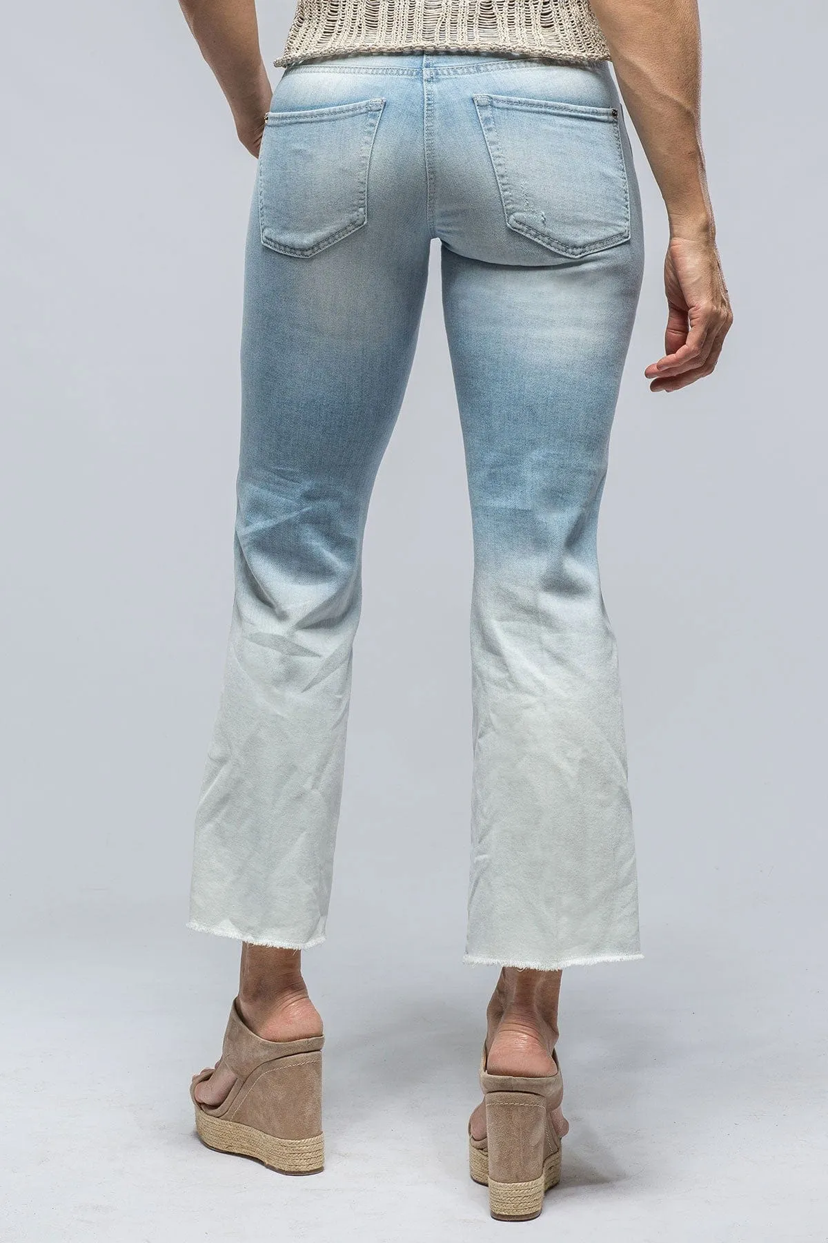 Francesca Cropped Jean In Blue Ombre