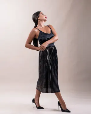 Golden Stripped Skirt